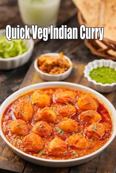 Quick Veg Indian Curry