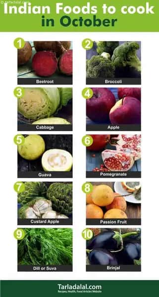 Foods to cook in October