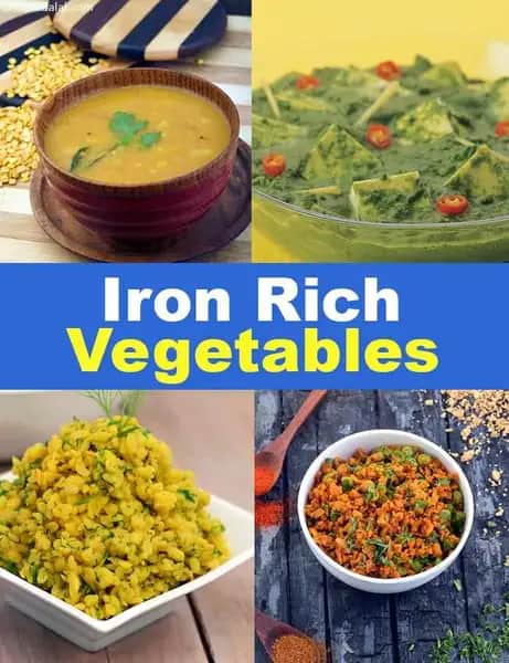 Iron Rich Sabzis | Iron Rich Dals |