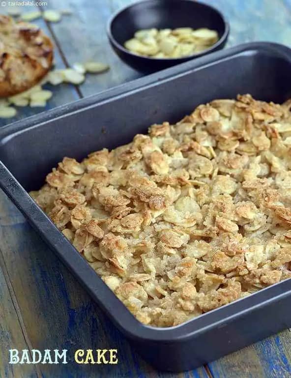 Badam Cake Recipe (Almond Cake)