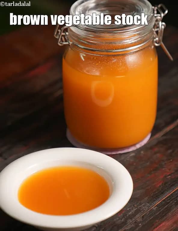 Brown Vegetable Stock Recipe (Indian Brown Stock)