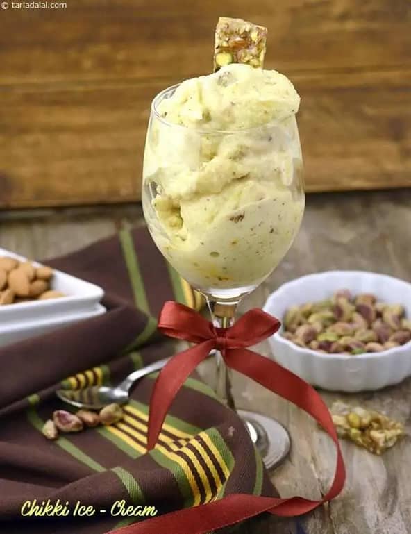 Chikki Ice- Cream Recipe