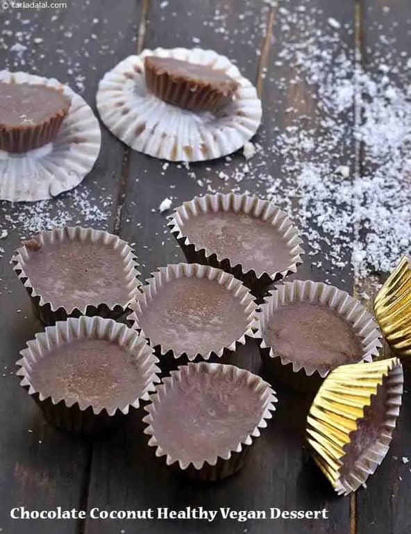 Chocolate Coconut Healthy Vegan Dessert Recipe