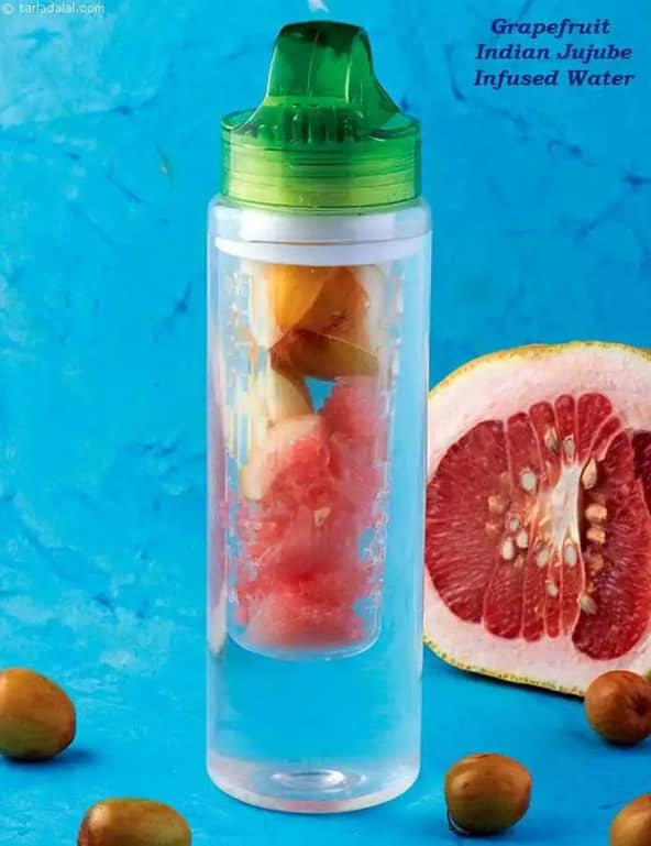Grapefruit Indian Jujube Infused Water Recipe