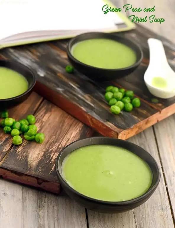 Green Peas And Mint Soup ( Healthy Heart) Recipe