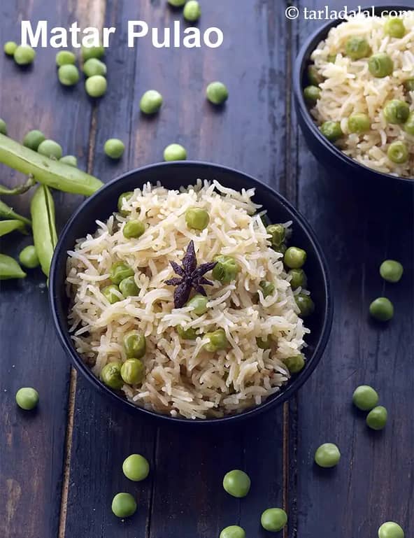 Matar Pulao Recipe (Green Pea Pulao)