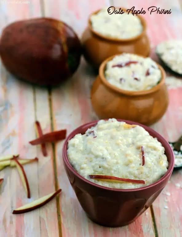 Oats Apple Phirni Recipe