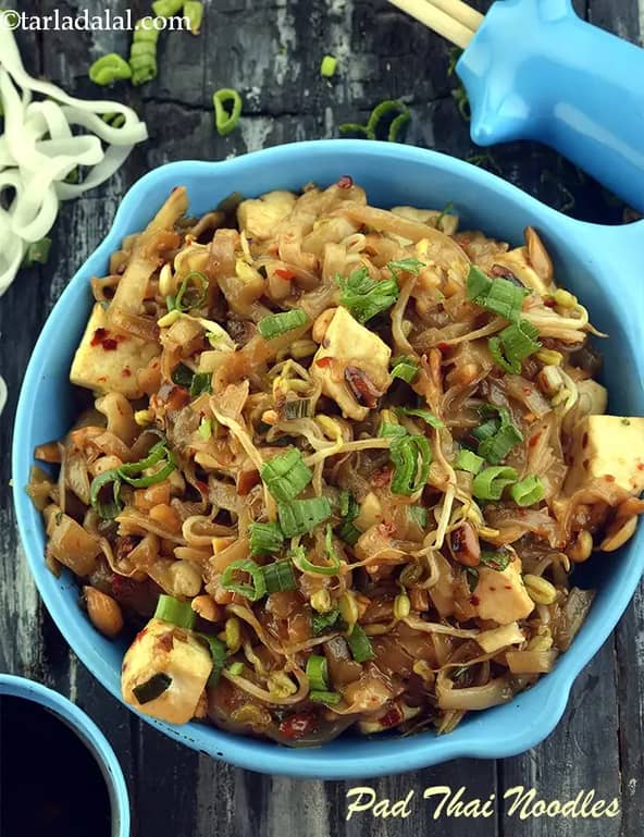 Vegetarian Pad Thai Noodles Recipe