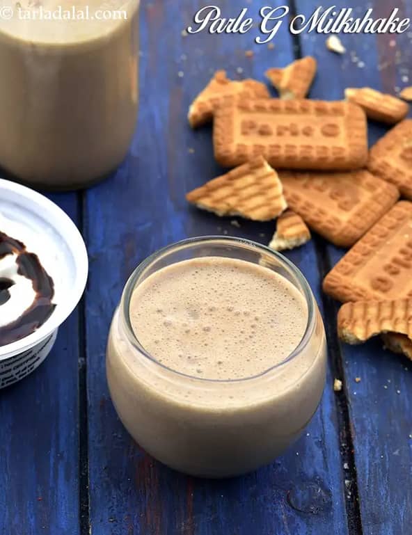 Parle G Milkshake Recipe (Parle G Biscuit Milkshake)