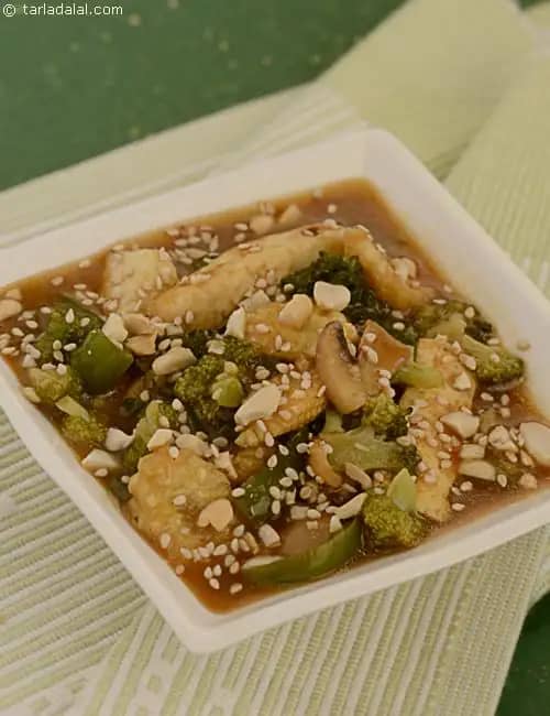 Peanut Sesame Vegetables ( Thai Cooking) Recipe