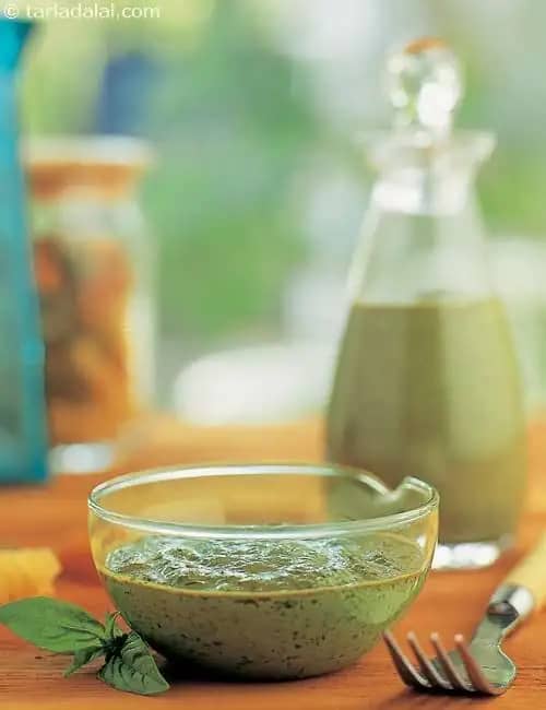 Pesto ( Jain ) Recipe (Tarla Dalal)