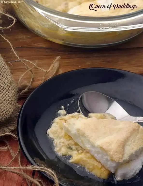 Queen Of Puddings Recipe (Bread Pudding With Meringue)