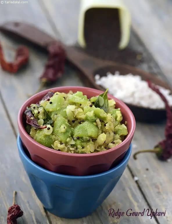 Ridge Gourd Upkari Recipe (Indian Recipes)