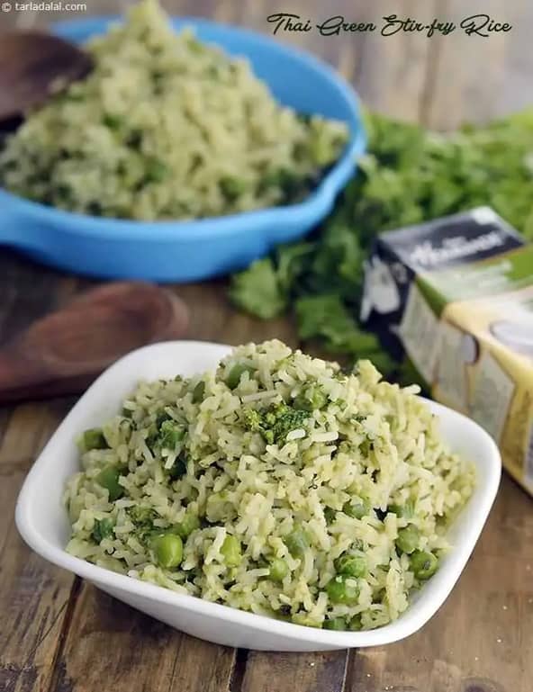 Thai Green Stir-Fry Rice Recipe (Stir Fry Recipes)