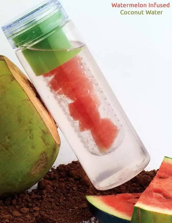 Watermelon Infused Coconut Water Recipe