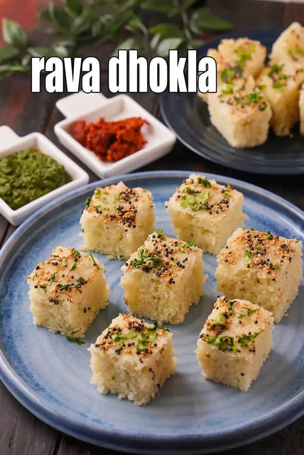 Rava Dhokla Recipe (Semolina Dhokla)