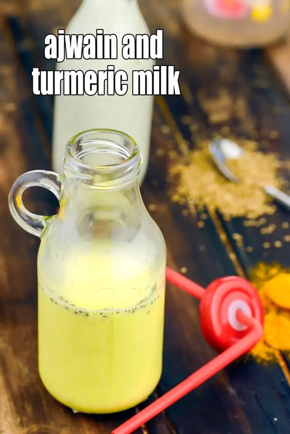 Ajwain And Turmeric Milk Recipe (Haldi Ajwain Ka Doodh)