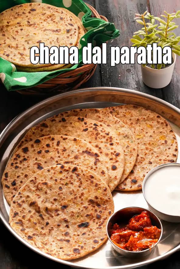 Chana Dal Paratha Recipe (Indian Dal Ka Paratha)