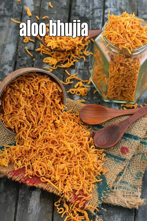 Aloo Bhujia Recipe (Potato Sev)