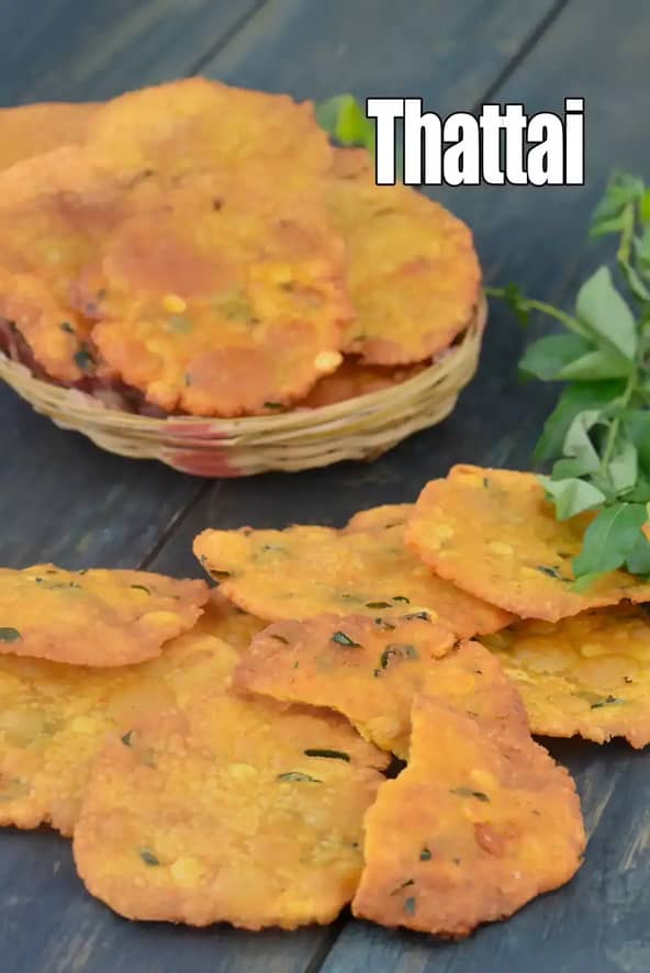 Thattai Recipe (Traditional South Indian Snack)