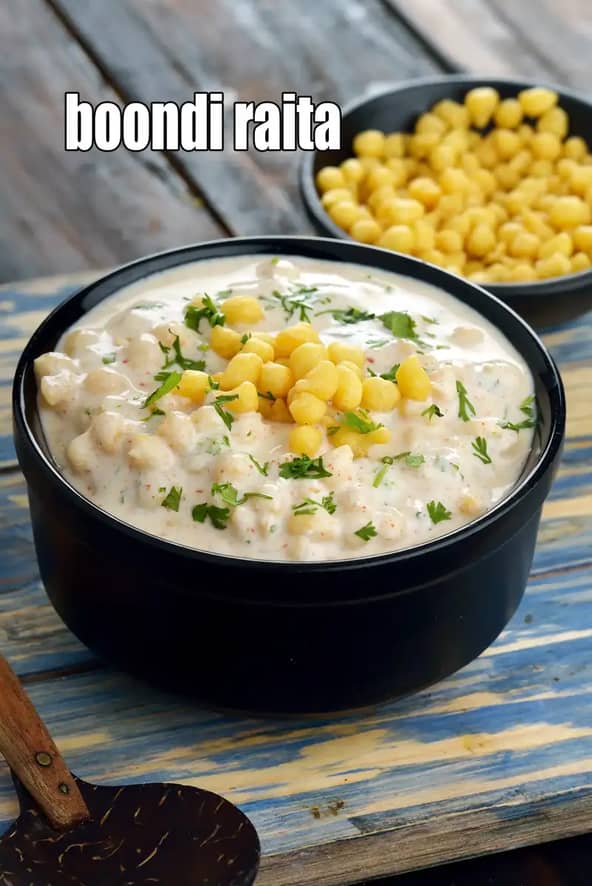 Punjabi Boondi Raita Recipe (Boondi Ka Raita)