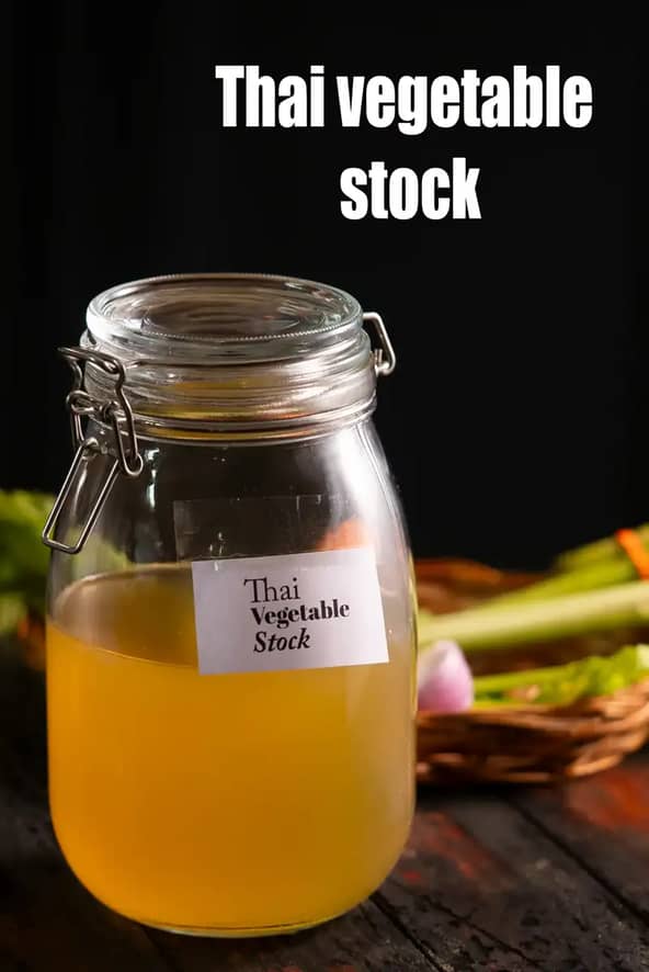 Thai Vegetable Stock Recipe (Vegetable Stock For Thai Soups)