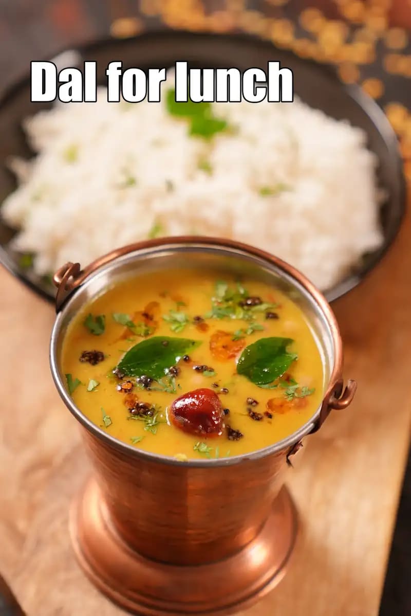 Dal for lunch, Indian lentils for lunch