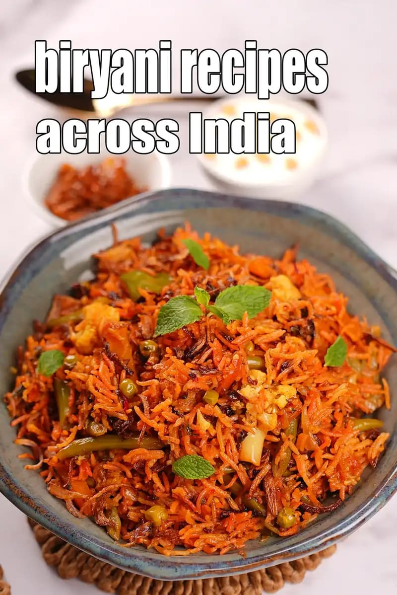 biryani recipes across India