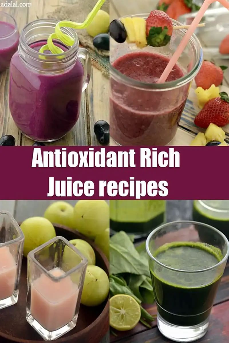 Antioxidant Rich Indian Juices