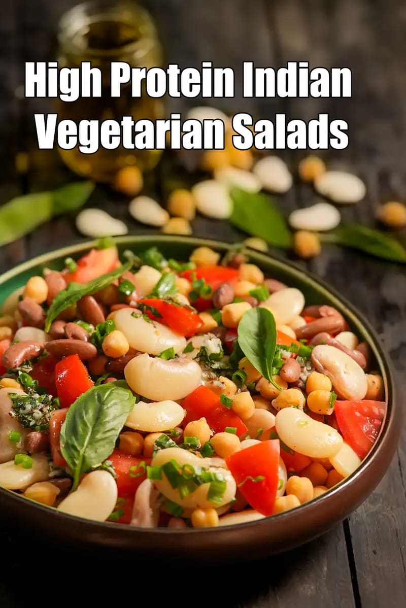 High Protein Indian Vegetarian Salads