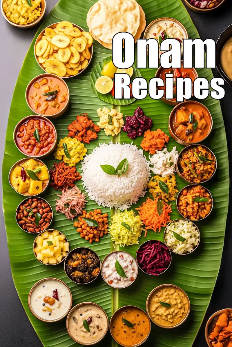 Onam recipes, Kerala Onam Sadya