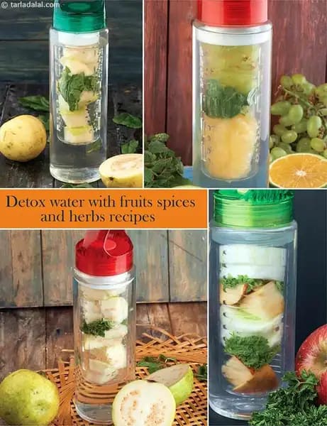 Detox Water with Fruits, Spices and Herbs