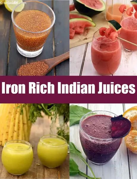 Iron Rich Indian Juices