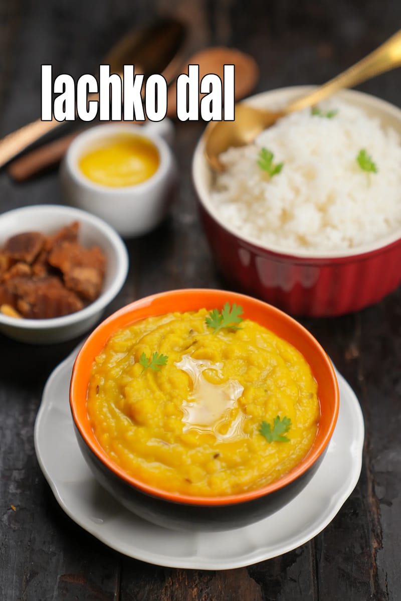 Lachko dal recipe | traditional Gujarati Jain lachko dal | healthy lachko dal made with toovar dal | | Tarla Dalal