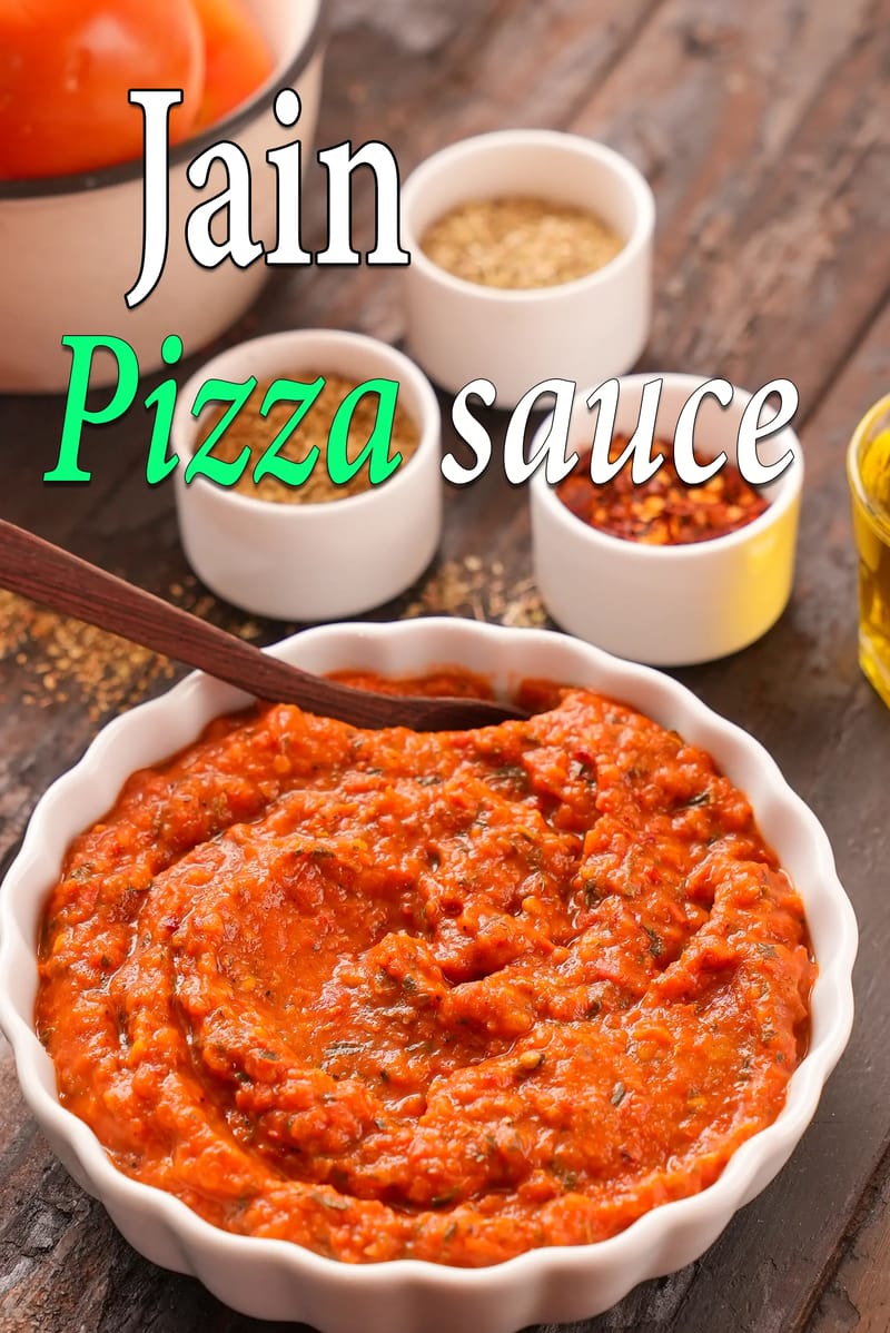 Jain pizza sauce recipe |  Onion-Garlic-Free Pizza Sauce | Pure Vegetarian Pizza Sauce |  | Tarla Dalal