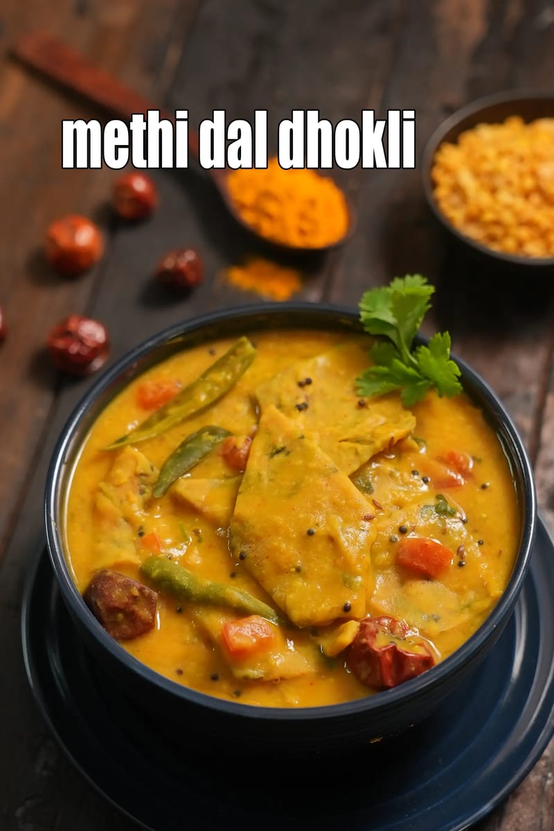 Methi dal dhokli recipe | Gujarati methi dal dhokli | healthy methi dhokli | | Tarla Dalal