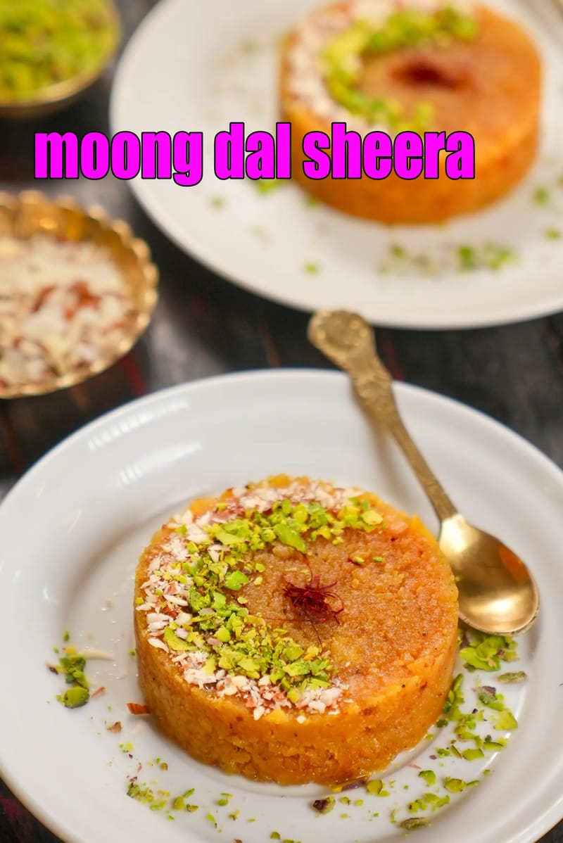 Moong dal sheera recipe | moong dal ka halwa | Gujarati Moong dal no shiro | | Tarla Dalal