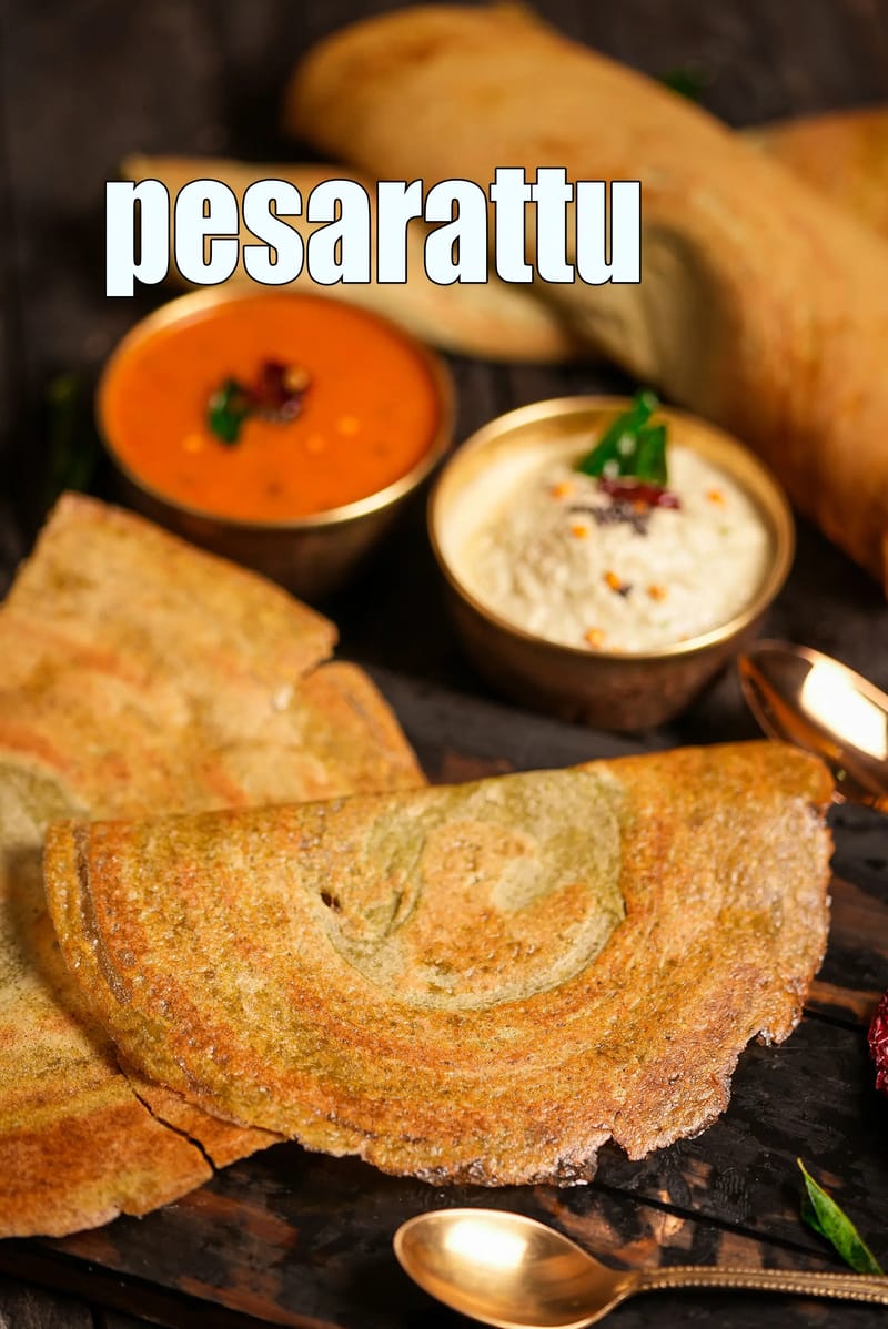 Pesarattu recipe | green moong dosa | Andhra style pesarattu dosa | | Tarla Dalal