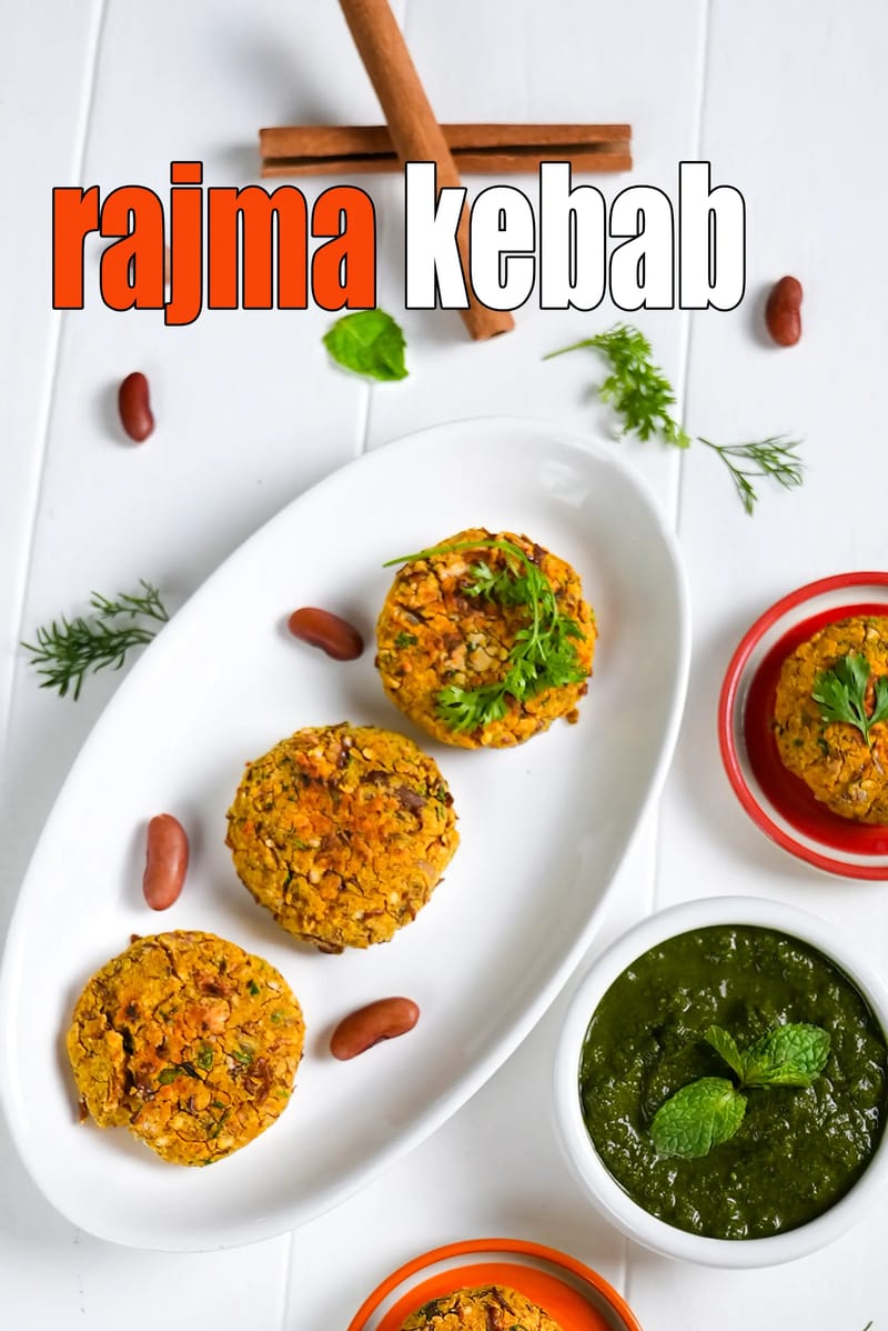 Rajma kebab recipe | rajma galouti kebab | red kidney beans tikki | | Tarla Dalal
