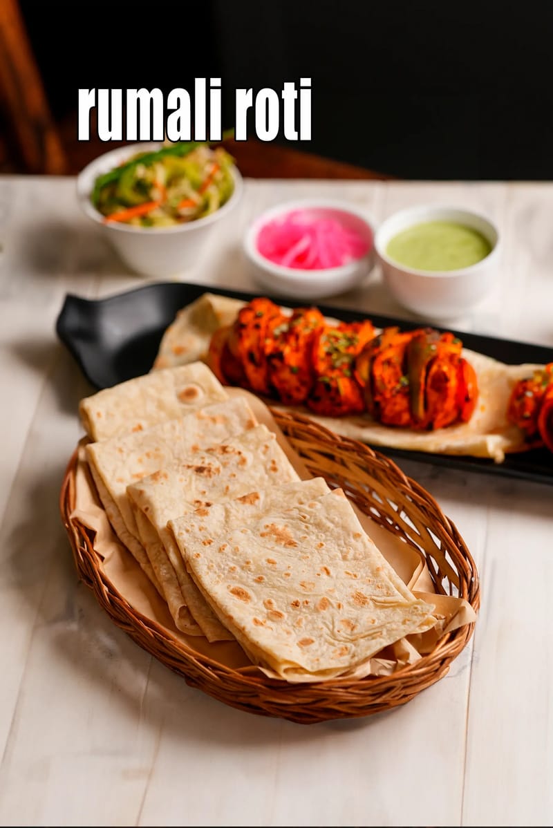 Rumali roti recipe | homemade roomali roti | restaurant style rumali roti | | Tarla Dalal