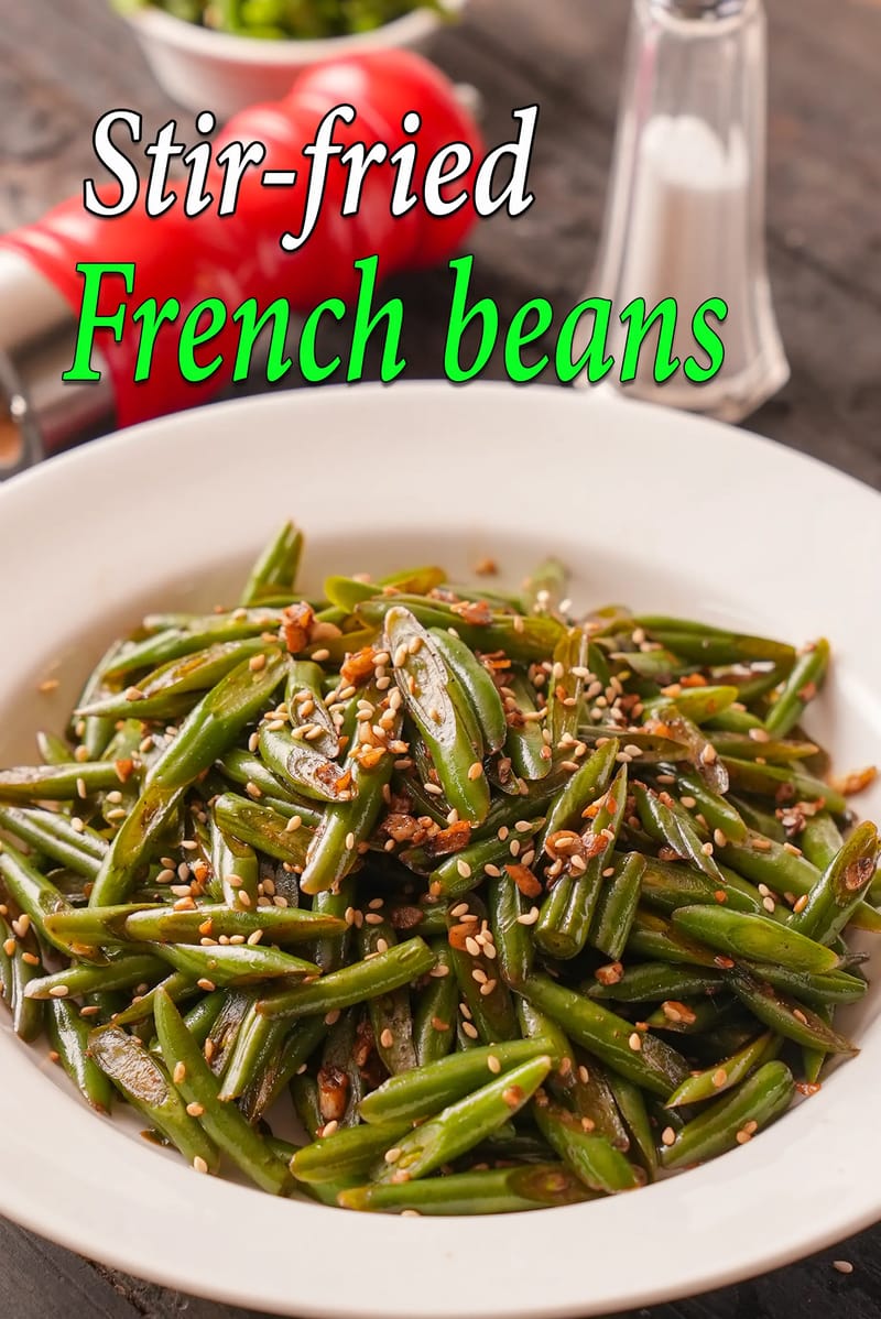 Stir-fried French beans recipe | healthy Indian style stir-fried fansi | quick sautéed low carb French Beans |  | Tarla Dalal