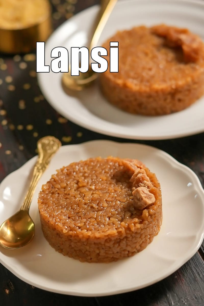 Lapsi recipe | fada ni lapsi | dalia sheera | Gujarati broken wheat sweet | | Tarla Dalal