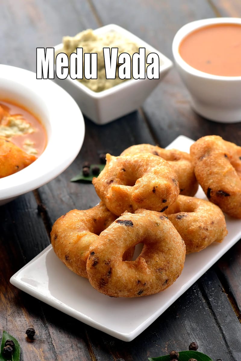Medu vada | south indian medu vada | urad dal vada | garelu vada | uzhunnu vada | | Tarla Dalal