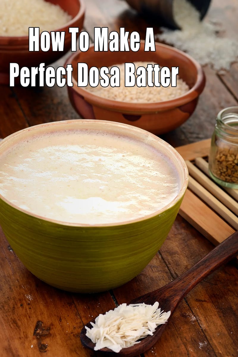 Dosa batter recipe | South Indian dosa batter | dosa batter at home | | Tarla Dalal