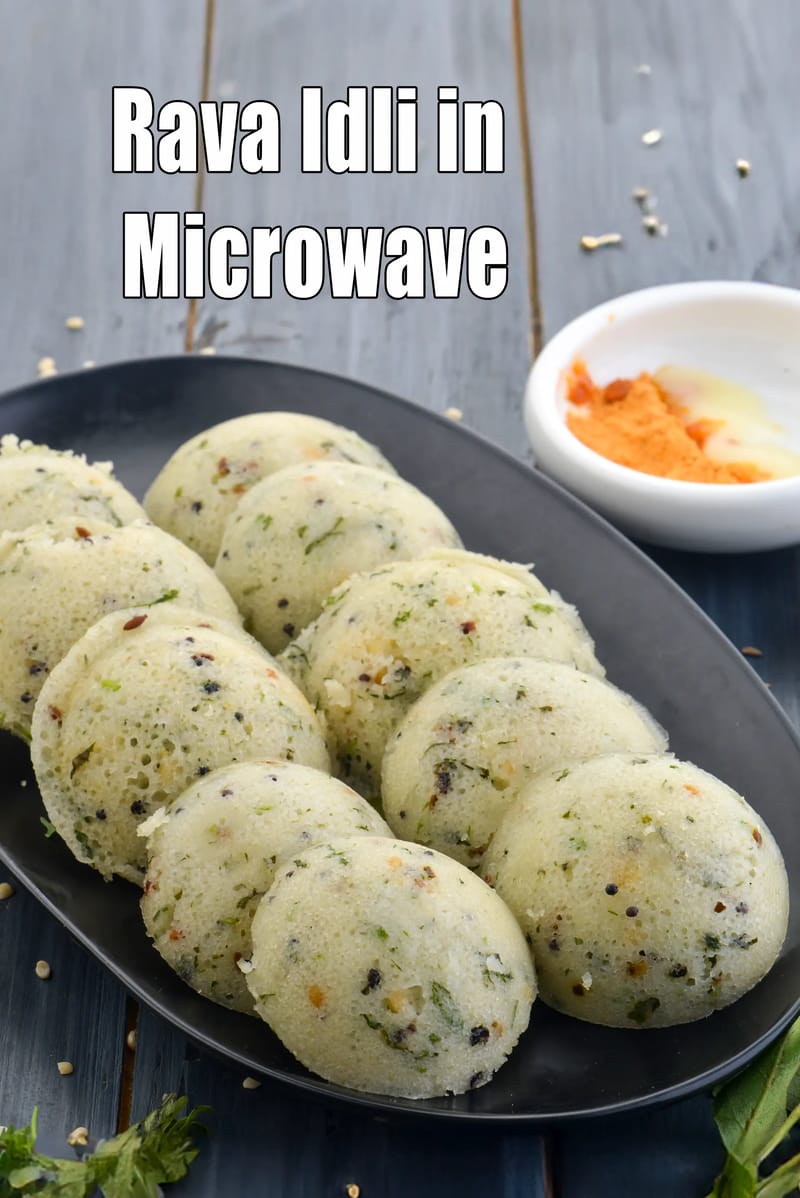 Rava idli in microwave | microwave sooji idli | quick rava idli in microwave | | Tarla Dalal