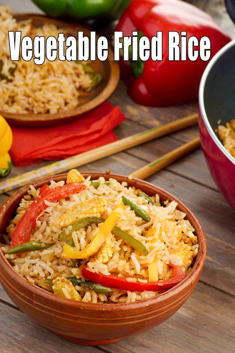 Jain vegetable fried rice | jain veg Chinese fried rice | no onion, garlic Jain rice | | Tarla Dalal