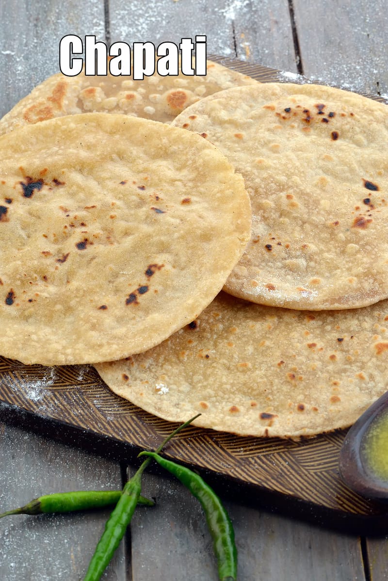 Chapati recipe | authentic Indian chapati recipe | chapati for weight loss | soft whole wheat chapati | | Tarla Dalal