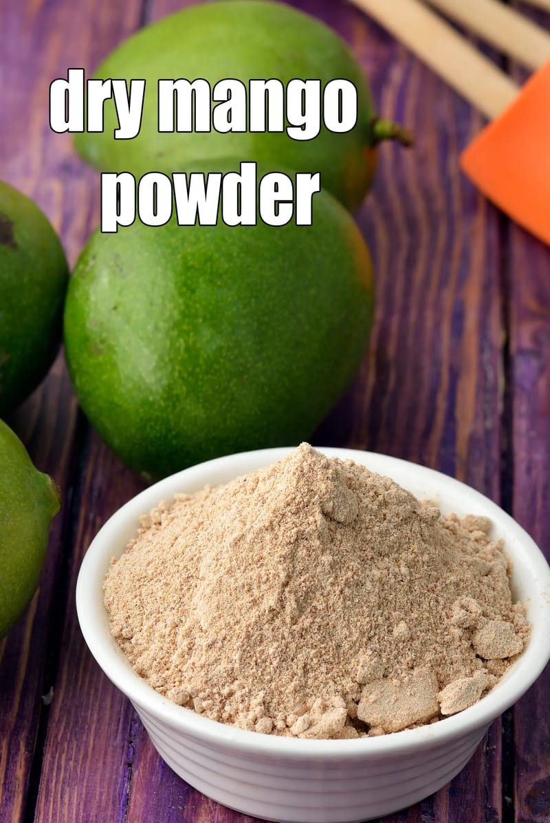 Dry mango powder recipe | amchur powder recipe | how to make dry mango powder at home | homemade amchur powder | | Tarla Dalal