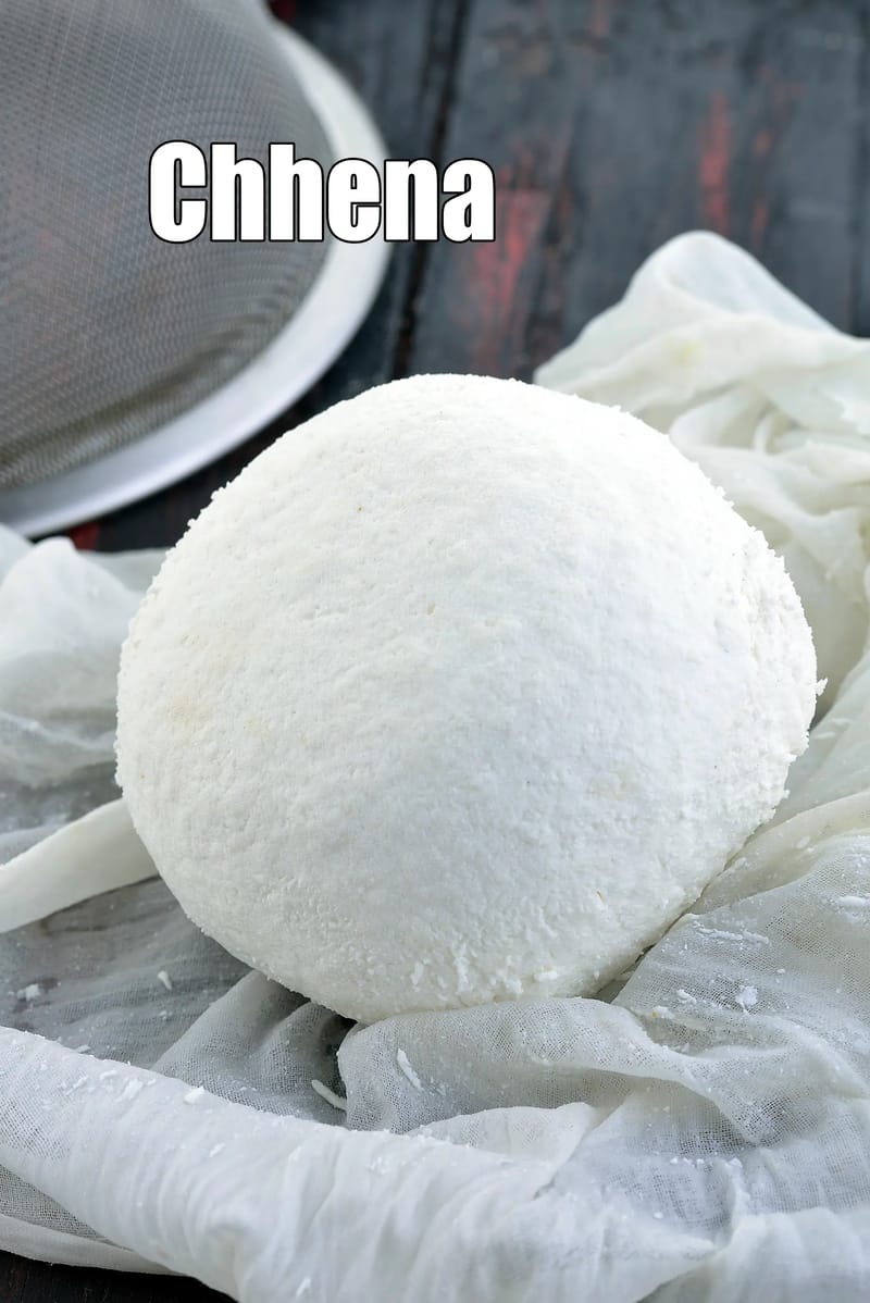 Chhena recipe | home made chenna | base ingredient for Bengali sweets | fresh chhena | | Tarla Dalal