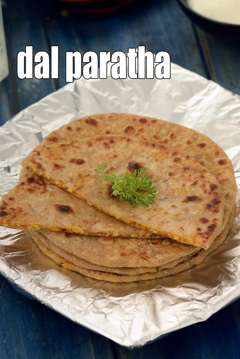 Dal paratha recipe | yellow moong dal paratha | healthy dal paratha | | Tarla Dalal
